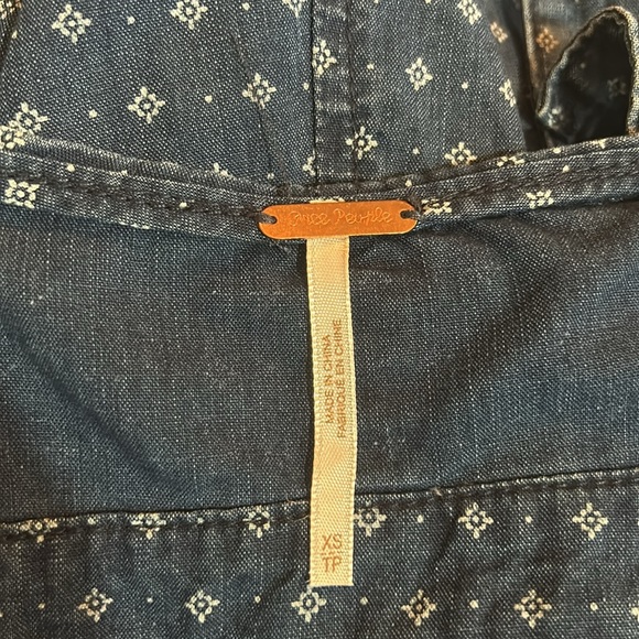 Free People Take Me Somewhere Romper Jumper Printed Overall XS - Picture 7 of 10